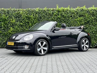Volkswagen Beetle Cabriolet 1.4 TSI Sport BlueMotion, NL AUTO, NAP LOGISCH, LEDER, NAVIGATIE, CRUISE CONTROL, CLIMATE CONTROL, STOELVERWARMING, KEYLESS, PDC, LED, LICHTMETAAL 18"