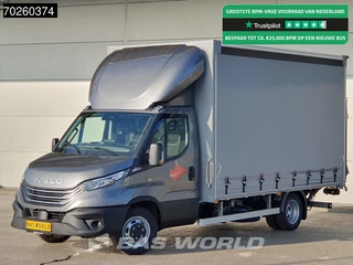Iveco Daily Iveco Daily 35C21 3.0L Automaat Schuifzeilen met Laadklep ACC LED Bakwagen Schuifzeil Zeilen Koffer Meubelbak Plane 22m3 Airco - afbeelding nr 1