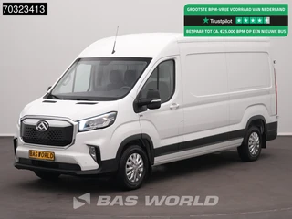 Maxus eDeliver9 Elektrisch 72kWh 288km WLTP Stad 204PK Snelladen L3H2 LED Airco Cruise Camera Parkeersensoren Euro6 L3 Airco Cruise control