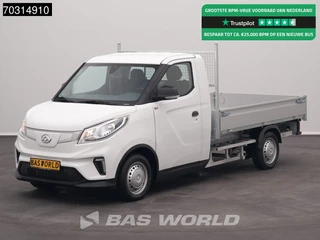 Maxus eDeliver3 Open Laadbak 50 Kwh 327km WLTP Stad 100% Elektrisch Airco Cruise Camera Pritsche Pickup Open Box Cruise control