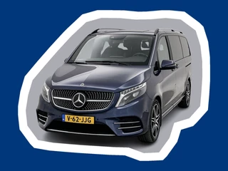 Mercedes-Benz V-Klasse 250d Lang DC AMG Line Elektr schuifdeuren Dubbele cabine Leder Trekhaak Afneembaar