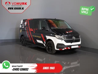 Volkswagen Transporter T6.1 2.0 TDI 150 pk DSG Aut. L2 DC Dubbel Cabine (DEMO) BPM VRIJ! Adapt. Cruise/ 2.5t Trekhaak/ NAVI/ Carplay/ PDC/ LMV/ Airco