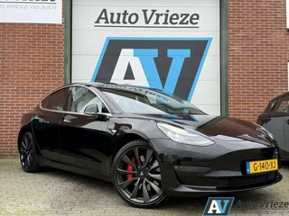 Tesla Model 3 Tesla Model 3 Performance AWD 75 kWh, Wit Leder, NAP, Carbon - afbeelding nr 2