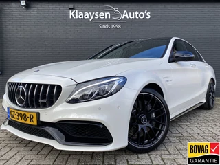 Mercedes-Benz C-Klasse C63 AMG V8 476 pk AUT. | NL auto | panoramadak | leder interieur | apple carplay | head up display | 360 camera