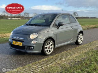 Fiat 500 Fiat 500 0.9 TwinAir Turbo 500S Leder Nardo grijs! Nette staat! Nieuwe APK! - afbeelding nr 3