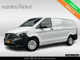 Mercedes-Benz Vito 110 CDI L2 Lang RWD // € 399,- p/mnd // Airco // Achterklep // 12 mnd Garantie // 2.000kg // Bank // Radio // CV // Betimmering // Wieldoppen