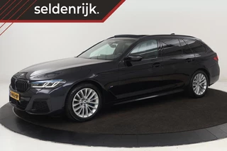 BMW 5 Serie BMW 5-serie 530i M Sport | Panoramadak | Adaptive cruise |  Stoel & stuurverwarming | Head-Up | Trekhaak | Laserlight | Sfeerverlichting | Carplay | Nappaleder | Navigatie | Memory | Camera | Live Cockpit - afbeelding nr 1