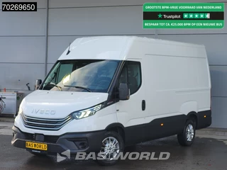 Iveco Daily 35S21 BPM VRIJ! Automaat 210PK L2H2 3,5t Trekhaak ACC LED Airco Camera Parkeersensoren Tacho CarPlay Euro6 L2 12m3 Airco Trekhaak