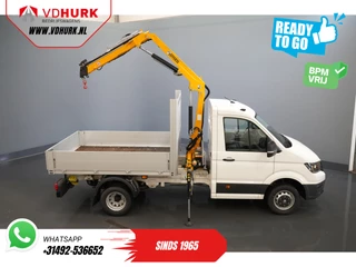 Volkswagen Crafter Volkswagen Crafter 50 165 pk Effer 352S Kraan/ Crane/ Kran/ Autokran/ PTO/ Open laadbak/ Dubbel Lucht - afbeelding nr 38