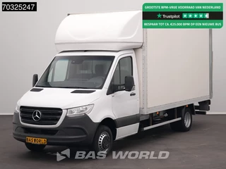 Mercedes-Benz Sprinter 514 CDI Laadklep Dubbellucht Zijdeur Bakwagen Navi Airco Cruise Camera Euro6 Meubelbak Koffer Airco Cruise control