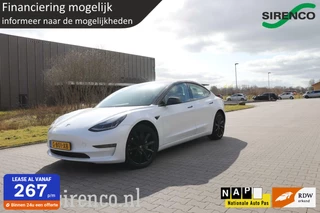 Tesla Model 3 Tesla Model 3 Long Range AWD 75 kWh black&white chrome delete uitstraling! autopilot dual motor stoelverwarming v+a panodak - afbeelding nr 1