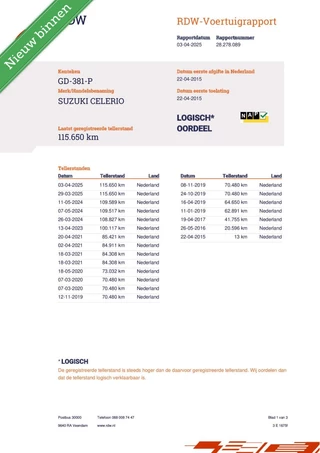 Suzuki Celerio Suzuki Celerio 1.0 Exclusive Airco/Super rijdende auto! - afbeelding nr 13