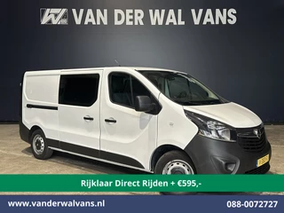 Opel Vivaro 1.6 CDTI 122pk L2H1 *Rijklaar Direct Rijden* Dubbele Cabine Euro6 Airco | Camera | Trekhaak | LED | 5-Zits
