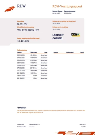 Volkswagen up! Volkswagen Up! 1.0 5 DEURS CAMERA ECC CRUISE 43000 KM !! - afbeelding nr 37