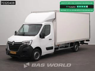 Renault Master 145PK Laadklep Bakwagen LED Navi Airco Cruise Euro6 Meubelbak Koffer Airco Cruise control