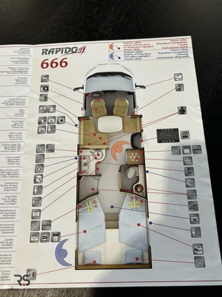 Fiat S6 Rapido S6 666 Camper automaat | Zeer mooie, nette en luxe camper | - afbeelding nr 61