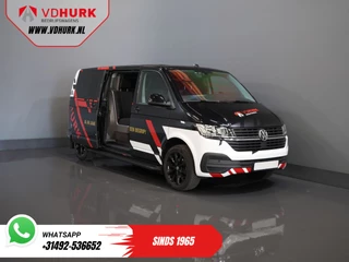 Volkswagen Transporter Volkswagen Transporter T6.1 2.0 TDI 150 pk DSG Aut. L2 DC Dubbel Cabine (DEMO) BPM VRIJ! Adapt. Cruise/ 2.5t Trekhaak/ NAVI/ Carplay/ PDC/ LMV/ Airco - afbeelding nr 9