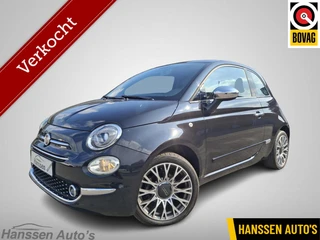 Fiat 500 1.2 Lounge Exclusive pano ecc navi carplay Top uitvoering