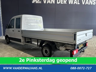 Volkswagen Crafter Volkswagen Crafter 2.0 TDI 140 pk Pick up Open laadbak Dubbele Cabine Euro6 Airco | 7-Zits | Navigatie | 2800kg Trekhaak Apple Carplay, Android Auto, Cruisecontrol, Chauffeursstoel - afbeelding nr 3