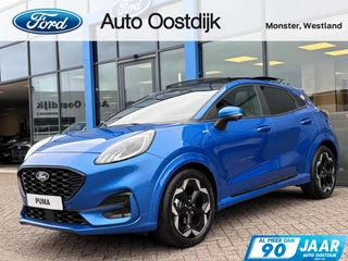 Ford Puma 1.0 EcoBoost Hybrid ST-Line X 155PK Automaat Afn. Trekhaak Panodak Winterpack Adaptieve Cruise MATRIX-LED SYNC4 Navi Blind-Spot Elek. Achterklep B&O *Full Options*