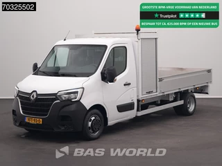 Renault Master 145PK Open Laadbak Dubbellucht Trekhaak LED Airco Cruise Standkachel Euro6 Pritsche Pickup Open Box Airco Trekhaak Cruise control