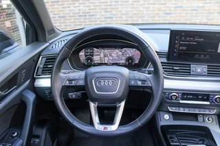 Audi Q5 Audi Q5 55 TFSI e Quattro Edition one | Pano | Camera | B&O | S-Line | Launch pakket onder andere voorzien van Panorama dak, sfeerverlichting, achteruitrijcamera, Bang & Olufsen, ACC, stuurverwarming, stoelverwarming, lane assist & keyless - afbeelding nr 9