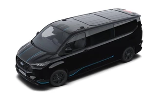 Ford Transit Custom Ford Transit Custom 320 2.5 PHEV L2H1 Sport DC 233pk | | Dubbele Cabine | Dubbele zijschuifdeur | Inklapbare trekhaak | 19 inch lichtmetalen Sport velgen (mat zwart) | Verwarmbaar stuurwiel | Navigatie systeem - afbeelding nr 4