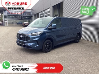 Ford Transit Custom Ford Transit Custom 300 2.0 TDCI 150 pk L2 Limited BPM VRIJ! Garantie tot 3-28'/ LED/ Adapt.Cruise/ Navi/ Stuurverw./ Stoelverw./ Carplay/ Camera/ PDC/ LMV/ Climate/ Trekhaak - afbeelding nr 8