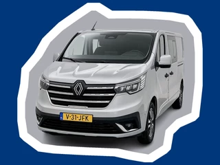 Renault Trafic 2.0 Blue dCi EDC 170 T29 L2H1 Extra DC 2x Schuifdeur Betimmering Trekhaak Navigatie Parkeersensoren Camera Carplay Dubbele cabine