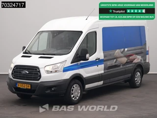 Ford Transit 130pk L3H2 Airco Cruise Parkeersensoren APK 01-2027 Euro6 L3 Airco Trekhaak Cruise control