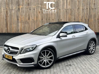 Mercedes-Benz GLA AMG 45 4MATIC Automaat | Panoramadak | Bi-Xenon verlichting | Lederen bekleding | Stoelverwarming | Climate & Cruise control | 20 inch lichtmetalen velgen | Parkeersensoren voor en achter | Achteruitrijcamera