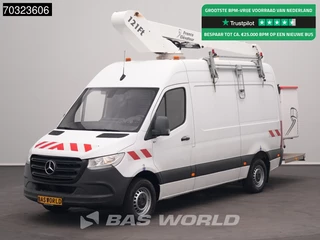 Mercedes-Benz Sprinter 316 CDI Hoogwerker 12m Werkhoogte L2H2 Trekhaak Airco Cruise Euro6 Arbeitsbühne Hubarbeitsbühne Nacelle 1Personen Airco Trekhaak Cruise control