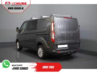 Ford Transit Custom Ford Transit Custom 2.0 TDCI 130 pk Aut. DC Dubbel Cabine Limited 2x Schuifdeur/ CarPlay/ Stoelverw./ Cruise/ LMV/ Navi/ Cruise/ PDC - afbeelding nr 2