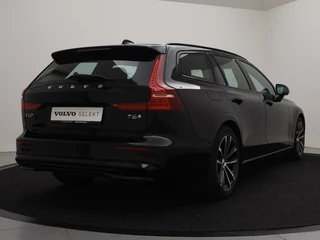 Volvo V60 Volvo V60 T6 PLUG-IN HYBRID LONG RANGE PLUS DARK SCHUIFDAK TREKHAAK H/K AU - afbeelding nr 4