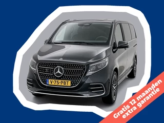 Mercedes-Benz V-Klasse 300d Lang AMG Avantgarde Dubbele Cabine Burmester Audio Afneembare trekhaak Elektrische Schuifdeuren Leder 360 Graden Camera