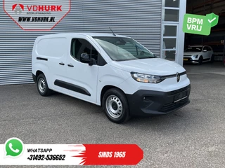Citroën ë-Berlingo 50 kWh 345 km WLTP L2 Carplay/ Snellader/ Standkachel/ 3Pers/ Navi/ Camera/ Cruise/ PDC