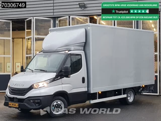 Iveco Daily 35C18 3.0L 1000KG Laadklep Automaat Zijdeur Dubbellucht 2025-Model 180PK Navi Airco Cruise D'Hollandia Euro6 Meubelbak Koffer Airco