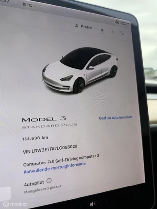 Tesla Model 3 Tesla Model 3 2020 Standard RWD Plus 60 kWh AUTOPILOT MARGE - afbeelding nr 17