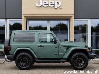 Jeep Wrangler Jeep Wrangler 2.0T Sahara 4WD Automaat 2 drs LEER / LIER / MATGROENE WRAP - afbeelding nr 7