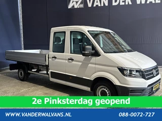 Volkswagen Crafter Volkswagen Crafter 2.0 TDI 140 pk Pick up Open laadbak Dubbele Cabine Euro6 Airco | 7-Zits | Navigatie | 2800kg Trekhaak Apple Carplay, Android Auto, Cruisecontrol, Chauffeursstoel - afbeelding nr 13