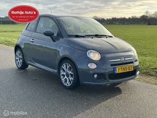 Fiat 500 Fiat 500 0.9 TwinAir Turbo 500S Leder Nardo grijs! Nette staat! Nieuwe APK! - afbeelding nr 2