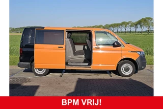 Volkswagen Transporter T6.1 L2H2 Dubbel Cabine Airco 150Pk Automaat Trekhaak Deuren 1e Eigenaar NAP Euro6! - afbeelding nr 13