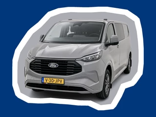 Ford Transit Custom 320 2.5 PHEV L2H1 Limited DC Hybride Dubbele cabine Led Carplay Camera Stoelverwarming