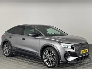Audi Q4 Sportback e-tron 50 S edition 77 kWh *SOH 93.9%* LEDER | Trekhaak | ECC | NAVI | Stoelverwarming