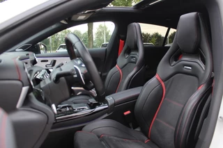 Mercedes-Benz CLA Mercedes-Benz CLA Shooting Brake AMG 45 S 4MATIC+ Premium Plus / Panoramadak / 360Camera / Sportuitlaat / Schaalstoelen / Burmester / DAB / Dodehoek / Matrix LED / Memory seats / Navigatie - afbeelding nr 4