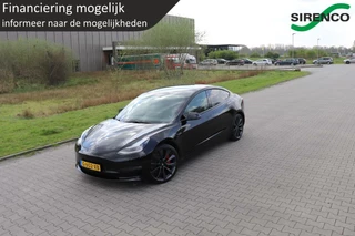 Tesla Model 3 Tesla Model 3 PERFORMANCE AWD 75 kWh dual motor 462pk soh 85% chrome delete all black leder panodak stoelverwarming v+a autopilot - afbeelding nr 32