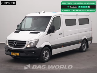 Mercedes-Benz Sprinter 316 CDI Personenbus Automaat 4-Persoons Kantoor L2H1 160PK Airco Cruise Parkeersensoren v+a Euro6 Passenger Transport Taxi TV Airco Cruise control