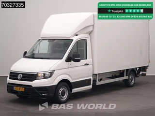 Volkswagen Crafter 140pk Automaat Laadklep Zijdeur Bakwagen Airco Cruise D'Hollandia Lat om Lat Euro6 Meubelbak Koffer Airco Cruise control