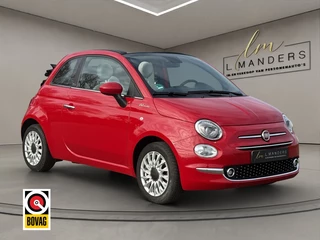 Fiat 500C 1.0 Hybrid Dolcevita 2021 ROOD | Cruise Control | Apple CarPlay