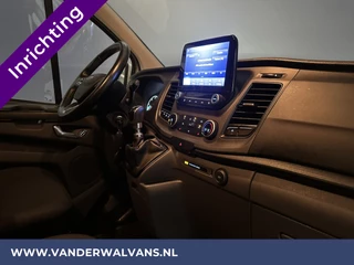 Ford Transit Custom Ford Transit Custom 2.0 TDCI 131pk L1H1 Inrichting Euro6 Airco | Camera | Navigatie | LED | Apple Carplay Cruisecontrol, Stoelverwarming, Verwarmde voorruit, Parkeersensoren, Bijrijdersbank - afbeelding nr 17
